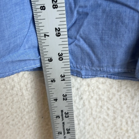 J. Crew Secret Wash‎ cotton poplin shirt Large Blue - Picture 8 of 12